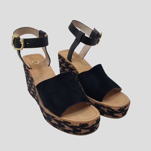 Louise et Cie Lo-Paley Leather Suede Black Womens 10M - Picture 6 of 9